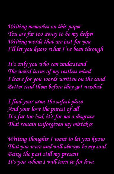 Missing You Poems For Him. Only You